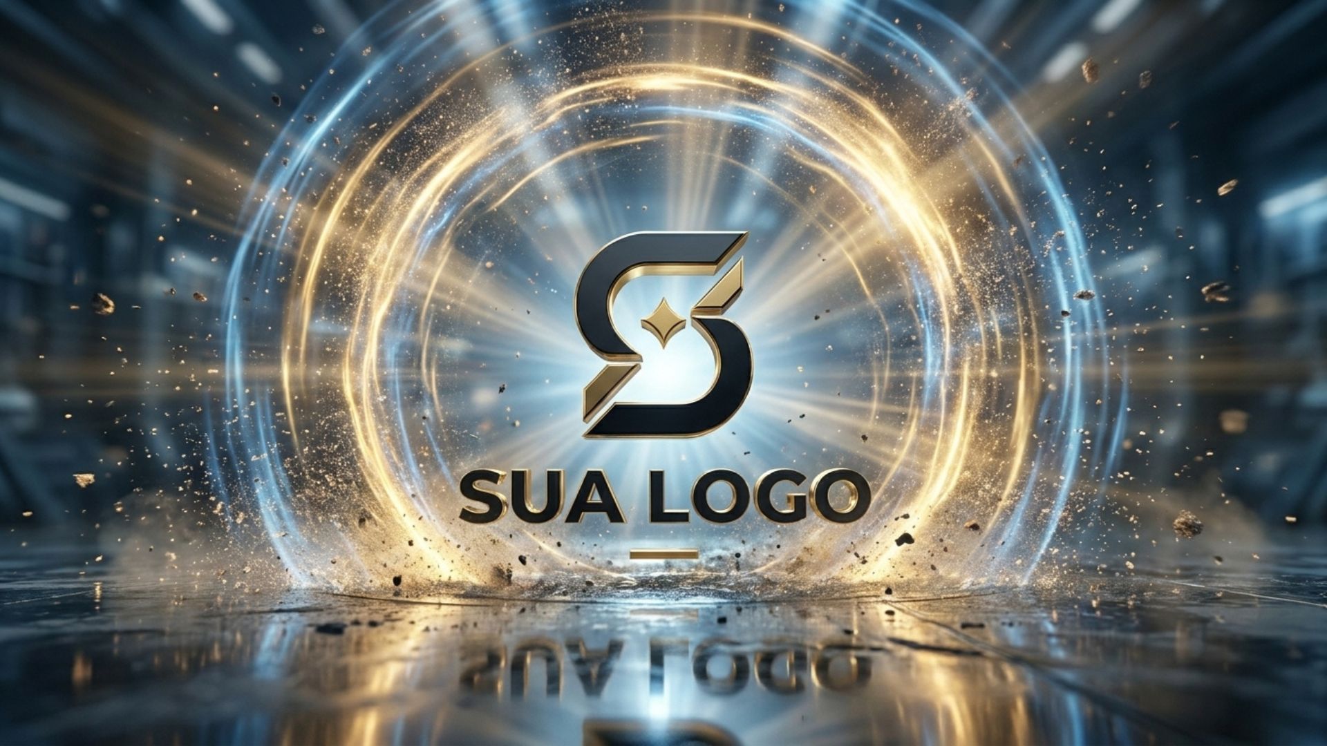 Logomarca emitindo onda de choque