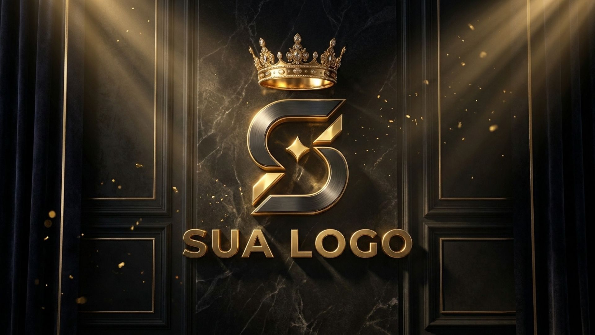 Logomarca com coroa premium